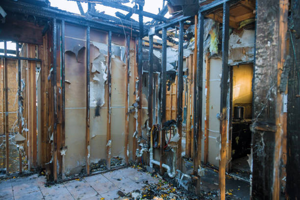 Professional Emergency Fire Cleanup technician working in Princeville, NC